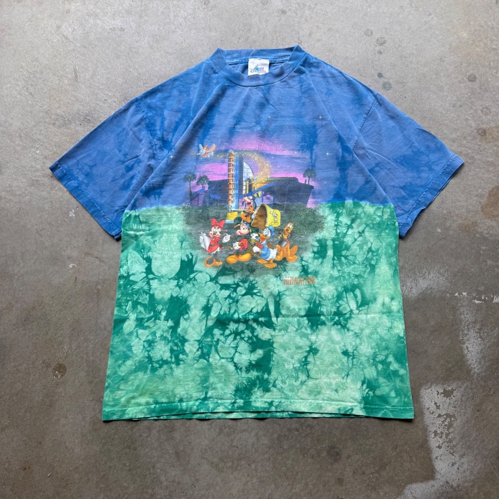 Vintage Disney California Adventure Tie Dye Shirt Mens L